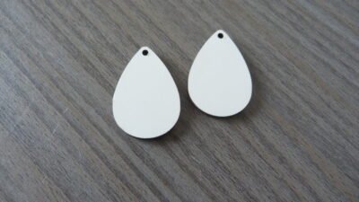 Boucle d'oreilles "La Poulette Rose" – Image 2