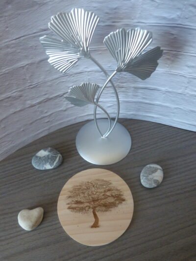 Dessous de tasse en bois - Arbre Sakura – Image 2