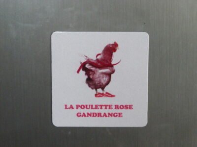 Aimant de frigo "La Poulette Rose" – Image 4