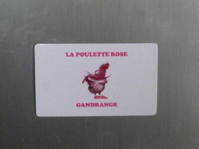 Aimant de frigo "La Poulette Rose" – Image 3