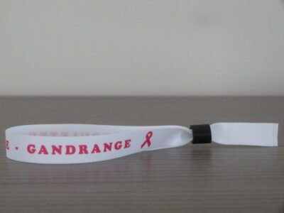 Bracelet en tissu "La Poulette Rose" – Image 3