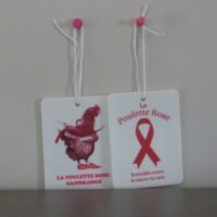 Feuille désodorisable « La Poulette Rose »