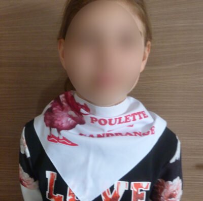 Foulard "La Poulette Rose" – Image 2