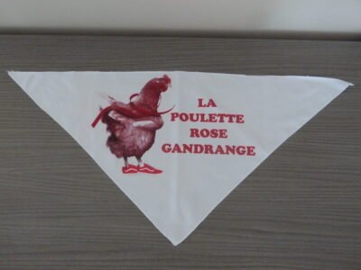 Foulard "La Poulette Rose"