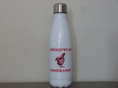 Gourde inox "La Poulette Rose"