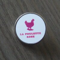 Petit Pin’s « La Poulette Rose »