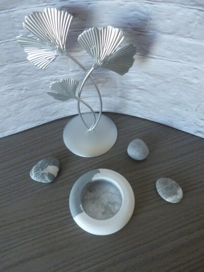 Porte bougie décoratif - Nuances de gris – Image 2