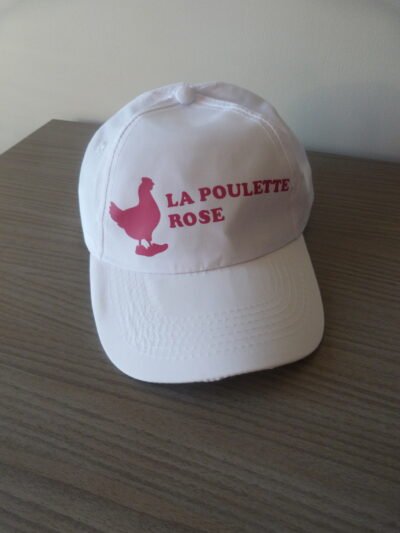 Casquette "La Poulette Rose"